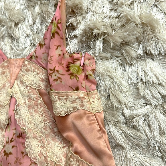 D&G Floral silk Chiffon dress size 40 - Picture 8 of 9